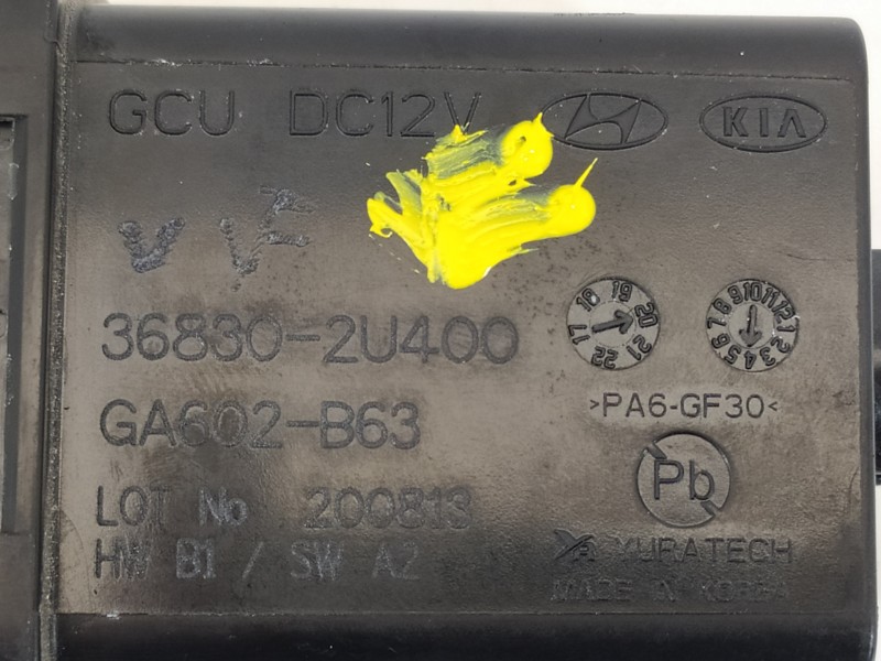 Recambio de modulo electronico para hyundai tucson style 2wd referencia OEM IAM 368302U400  