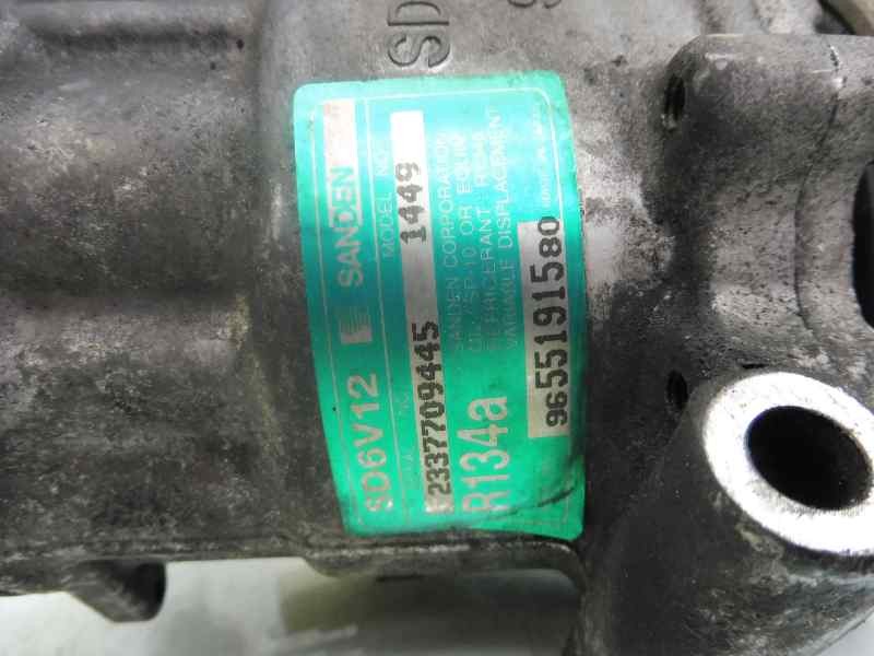 Recambio de compresor aire acondicionado para peugeot 206 berlina quicksilver referencia OEM IAM 9655191580  