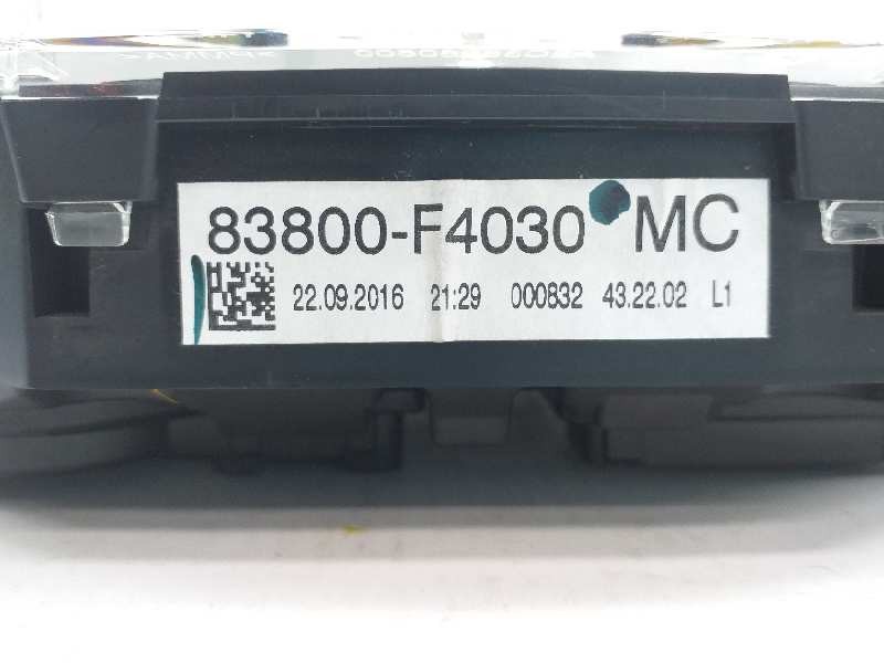 Recambio de cuadro instrumentos para toyota c-hr ax1t(eu,m)/zyx10(h)/zyx10l-ahxgbw(3a) referencia OEM IAM 83800F4030  