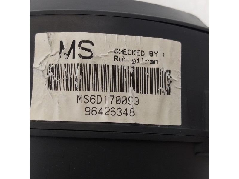 Recambio de cuadro instrumentos para chevrolet kalos 1.4 se referencia OEM IAM 96426348  