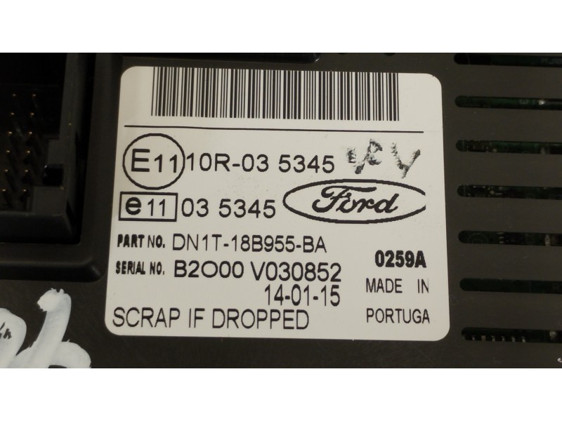 Recambio de pantalla multifuncion para ford ecosport titanium referencia OEM IAM DN1T18B955BA  