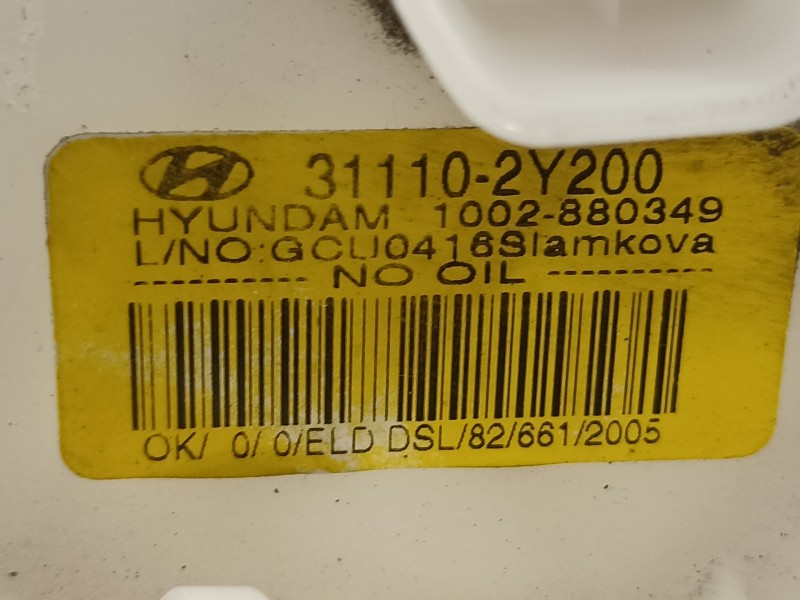 Recambio de aforador para kia sportage concept 4x2 referencia OEM IAM 311102Y200  