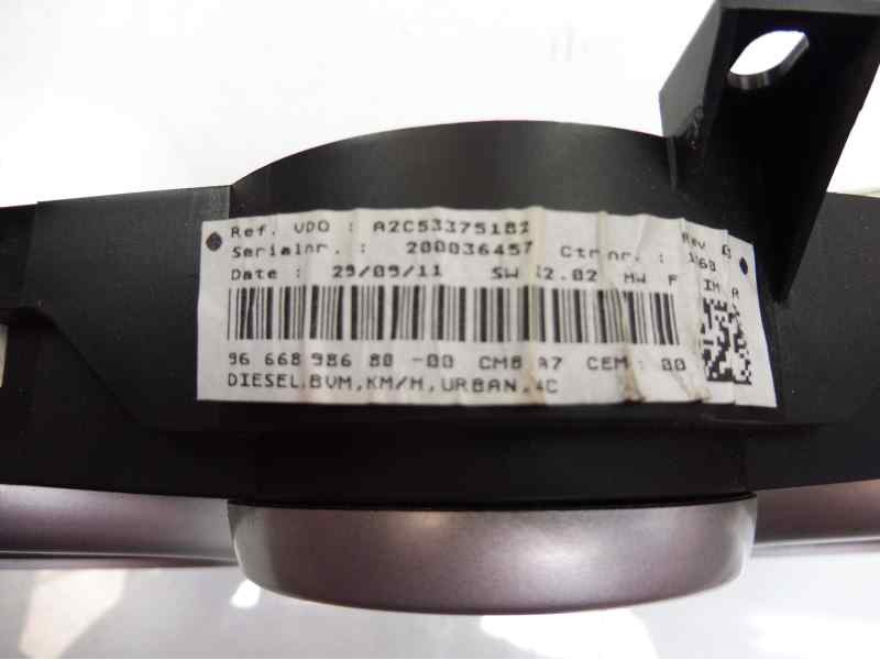 Recambio de cuadro instrumentos para peugeot 207 urban referencia OEM IAM 9666898680 A2C53375182 