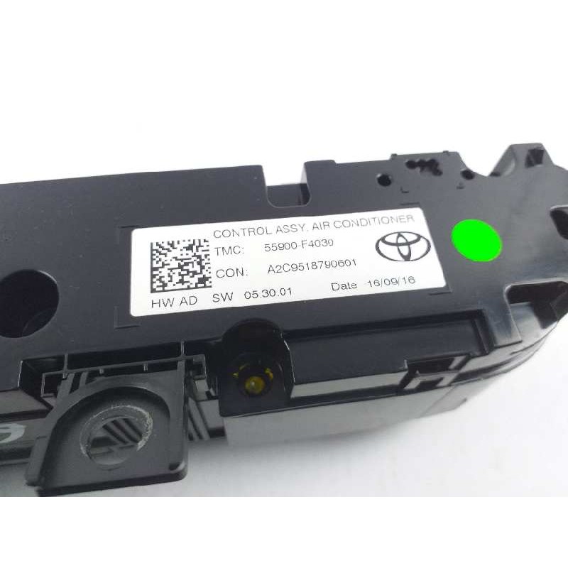 Recambio de mando climatizador para toyota c-hr ax1t(eu,m)/zyx10(h)/zyx10l-ahxgbw(3a) referencia OEM IAM 55900F4030  