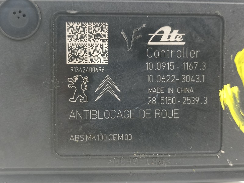 Recambio de abs para citroën c3 attraction referencia OEM IAM 9802460680  