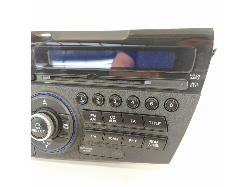 Recambio de sistema audio / radio cd para honda cr-z (szt) gt referencia OEM IAM 39100SZTG21  