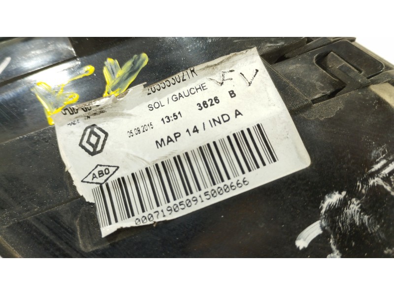 Recambio de piloto trasero izquierdo para renault clio iv business referencia OEM IAM 265553021R  