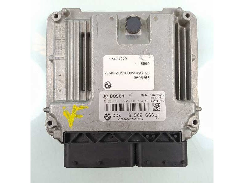 Recambio de centralita motor uce para mini countryman (r60) cooper d all4 referencia OEM IAM 8506666 0281016585 DDE8506666