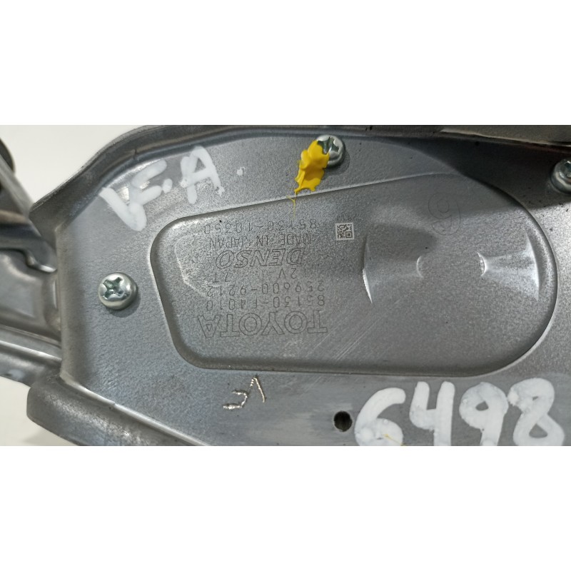 Recambio de motor limpia trasero para toyota c-hr ax1t(eu,m)/zyx10(h)/zyx10l-ahxgbw(3a) referencia OEM IAM 85130F4010 2596009212