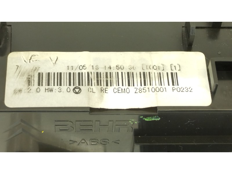 Recambio de mando calefaccion / aire acondicionado para citroën c3 attraction referencia OEM IAM 78510001  