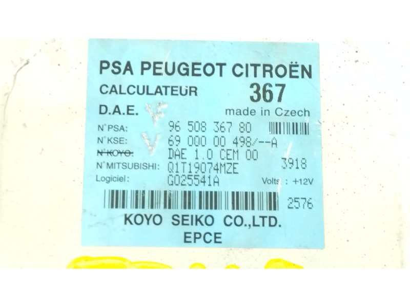 Recambio de modulo electronico para citroën c3 1.4 hdi cool referencia OEM IAM 9650836780  