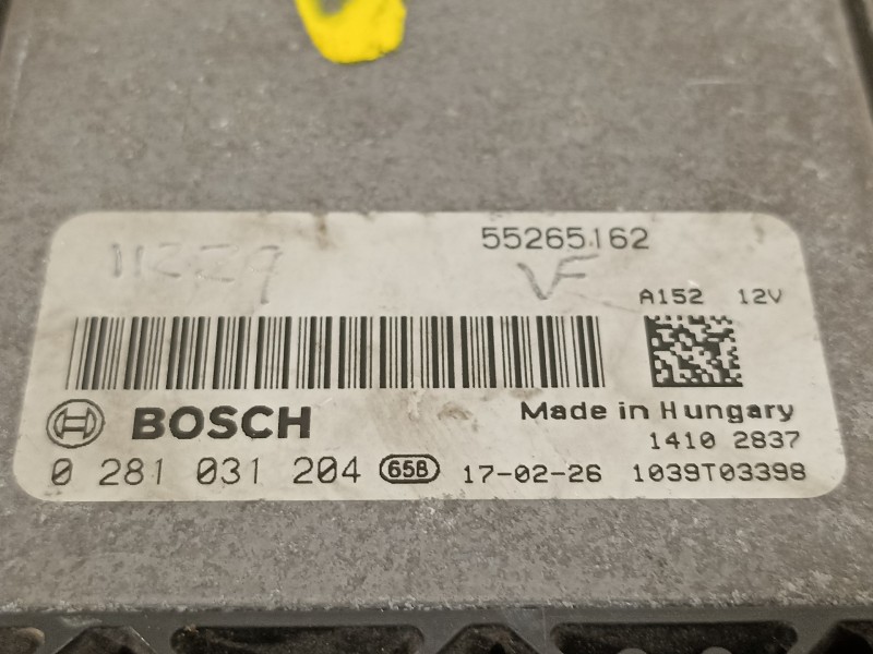 Recambio de centralita motor uce para jeep renegade deserthawk 4wd referencia OEM IAM 55265162 0281031204 