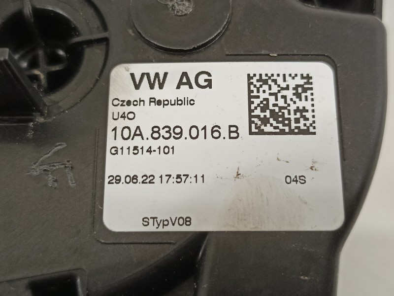 Recambio de cerradura puerta trasera derecha para seat ibiza (kj1) reference referencia OEM IAM 10A839016B  