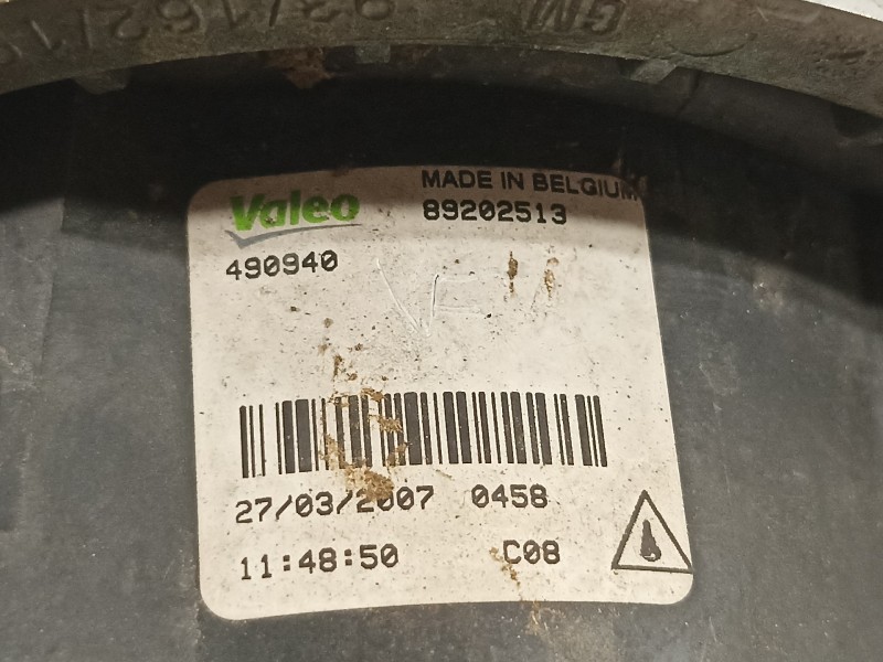 Recambio de faro antiniebla izquierdo para opel tigra twin top rosso referencia OEM IAM 89202513  