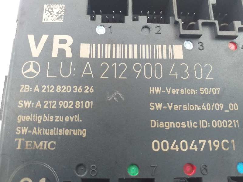 Recambio de modulo confort para mercedes-benz clase clk (w207) coupe 350 cdi blueefficiency (207.322) referencia OEM IAM A212900