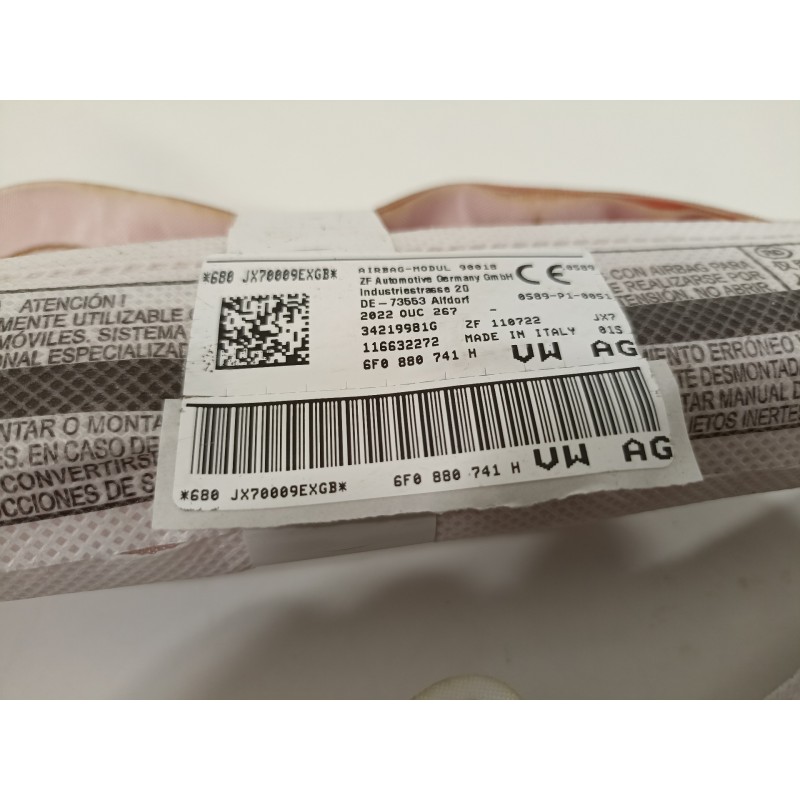 Recambio de airbag cortina delantero izquierdo para seat ibiza (kj1) reference referencia OEM IAM 6F0880741H 34219981G 