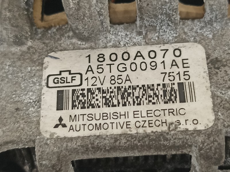 Recambio de alternador para mitsubishi colt berlina 3 (cz) 1.1 inform referencia OEM IAM 1800A070   Recambio de alternador para mitsubishi colt berlina 3 (cz) 1.1 inform referencia OEM IAM 1800A070