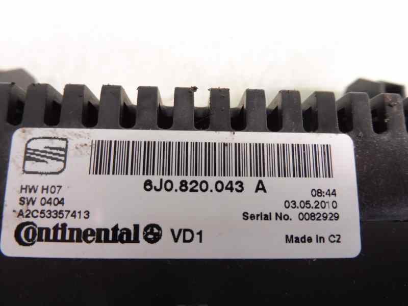Recambio de mando climatizador para seat ibiza (6j5) stylance / style referencia OEM IAM 6J0820043A  