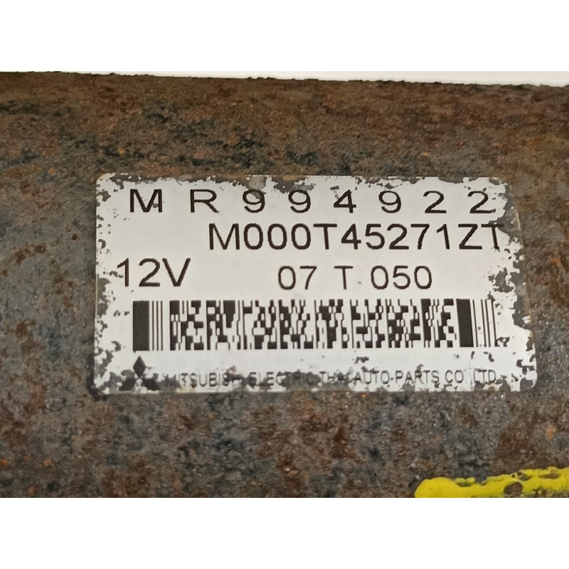 Recambio de motor arranque para mitsubishi colt berlina 3 (cz) 1.1 inform referencia OEM IAM MR994922   Recambio de motor arranque para mitsubishi colt berlina 3 (cz) 1.1 inform referencia OEM IAM MR994922