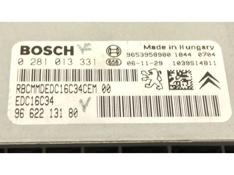 Recambio de centralita motor uce para peugeot 307 break/sw (s2) sw referencia OEM IAM 9662213180 0281013331 