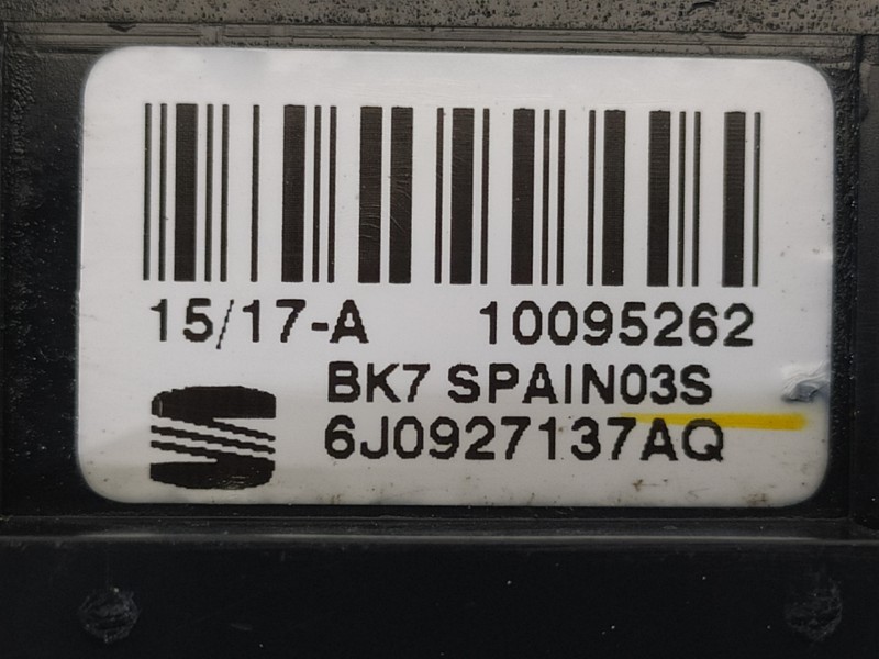 Recambio de mando multifuncion para seat ibiza sc (6j1) fr i-tech 30 aniversario referencia OEM IAM 6J0927137AQ  