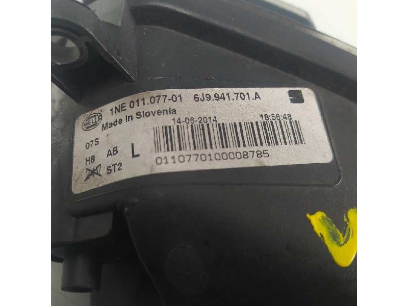Recambio de faro antiniebla izquierdo para seat ibiza (6j5) stylance / style referencia OEM IAM 6J9941701A 1NE011077-01 