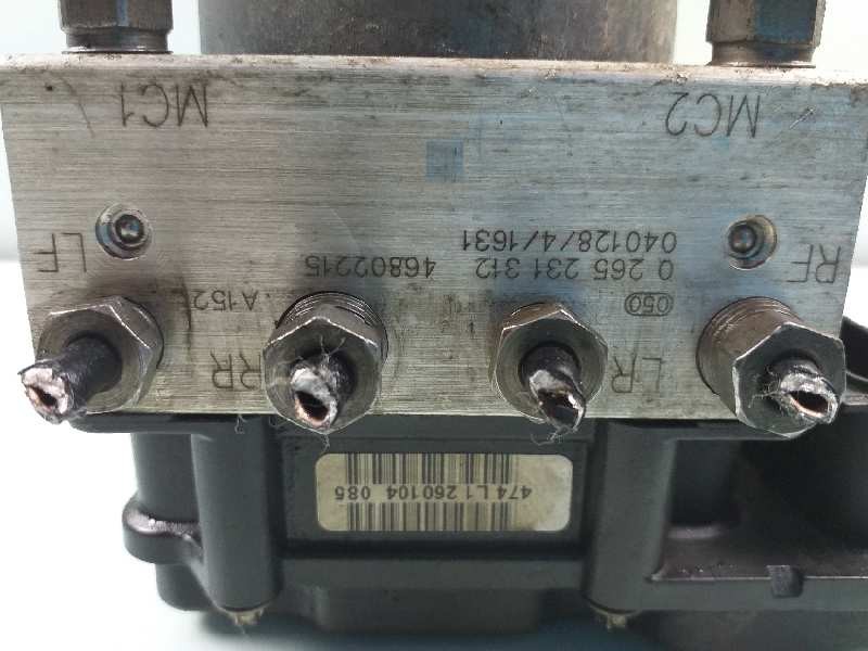Recambio de abs para fiat panda (169) 1.2 8v alessi referencia OEM IAM 46802215 0265231312 0265800306