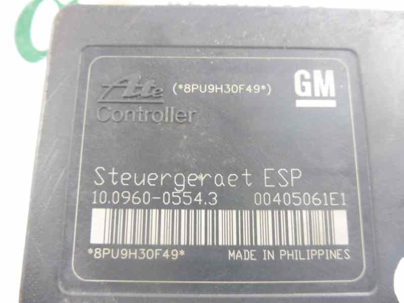 Recambio de abs para opel astra h ber. edition referencia OEM IAM 13246535 10020602904 8PU9H30F49