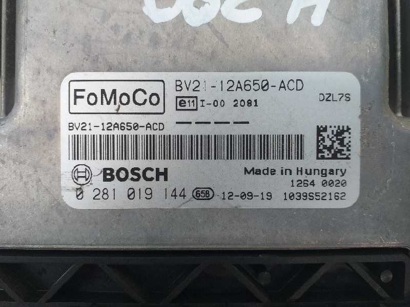 Recambio de centralita motor uce para ford fiesta (cb1) trend referencia OEM IAM BV2112A650ACD 0281019144 