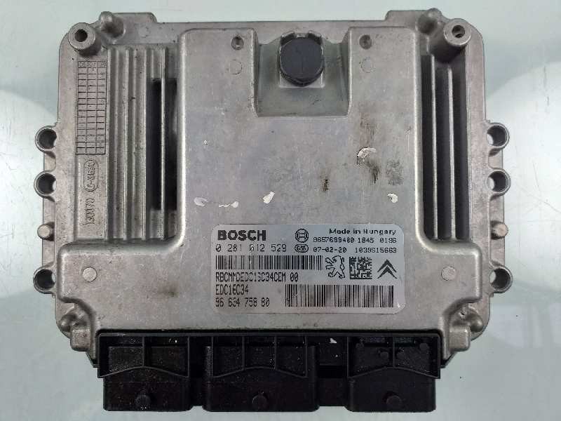 Recambio de centralita motor uce para peugeot 207 x-line referencia OEM IAM 9663475880 0281012529 9657699480