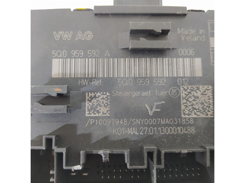 Recambio de modulo confort para volkswagen golf vii lim. advance bluemotion referencia OEM IAM 5Q0959592A 5Q0959592 