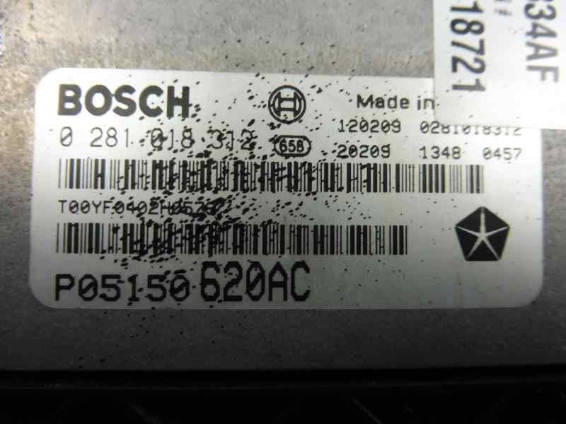Recambio de centralita motor uce para fiat freemont (345) lounge referencia OEM IAM P05150620AC 68091834AF 0281018312