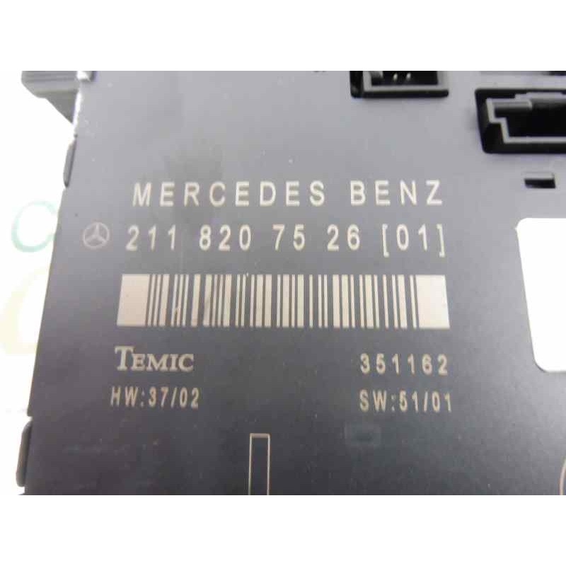 Recambio de modulo confort para mercedes-benz clase e (w211) berlina e 320 cdi (211.026) referencia OEM IAM 2118207526  