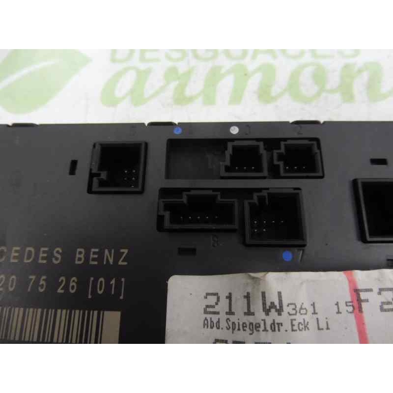 Recambio de modulo confort para mercedes-benz clase e (w211) berlina e 320 cdi (211.026) referencia OEM IAM 2118207526  
