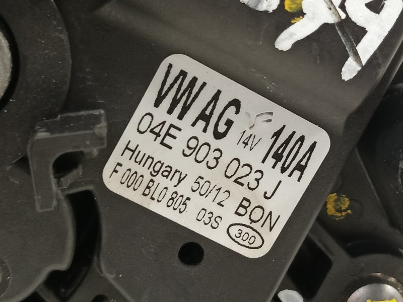 Recambio de alternador para seat leon (5f1) style referencia OEM IAM 04E903023J F000BL0805 