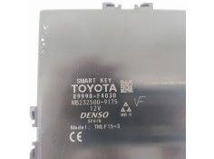 Recambio de modulo electronico para toyota c-hr ax1t(eu,m)/zyx10(h)/zyx10l-ahxgbw(3a) referencia OEM IAM 89990F4030 MB2325009175 2