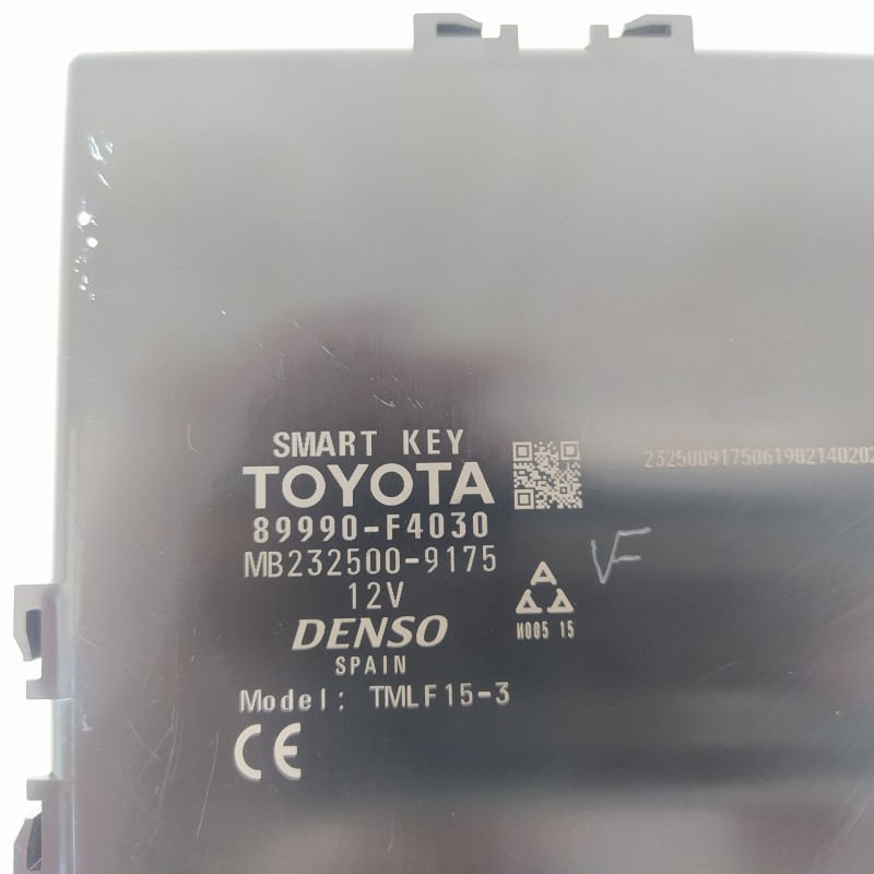 Recambio de modulo electronico para toyota c-hr ax1t(eu,m)/zyx10(h)/zyx10l-ahxgbw(3a) referencia OEM IAM 89990F4030 MB2325009175