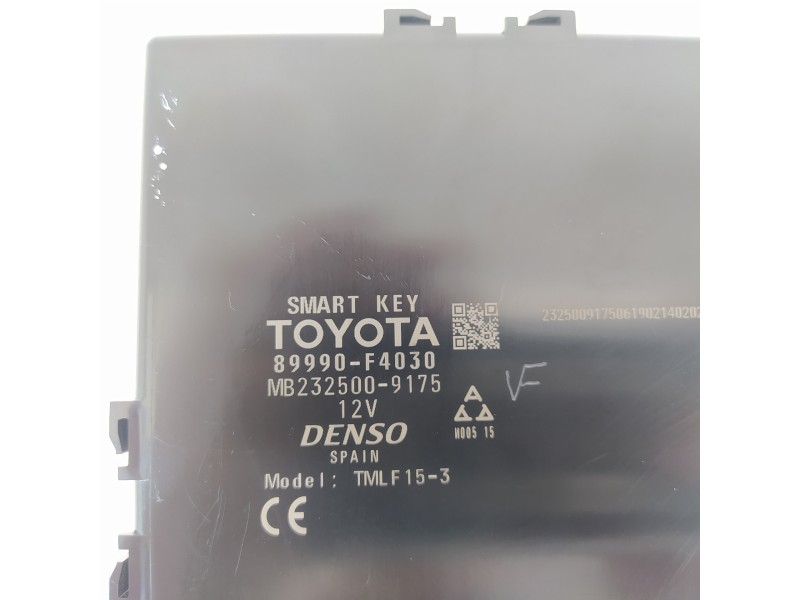 Recambio de modulo electronico para toyota c-hr ax1t(eu,m)/zyx10(h)/zyx10l-ahxgbw(3a) referencia OEM IAM 89990F4030 MB2325009175