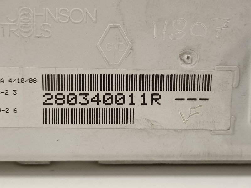 Recambio de pantalla multifuncion para renault megane iii berlina 5 p dynamique referencia OEM IAM 280340011R  