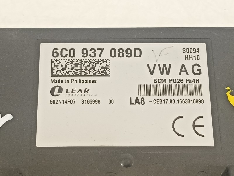 Recambio de modulo electronico para seat ibiza sc (6p5) fr referencia OEM IAM 6C0937089D  