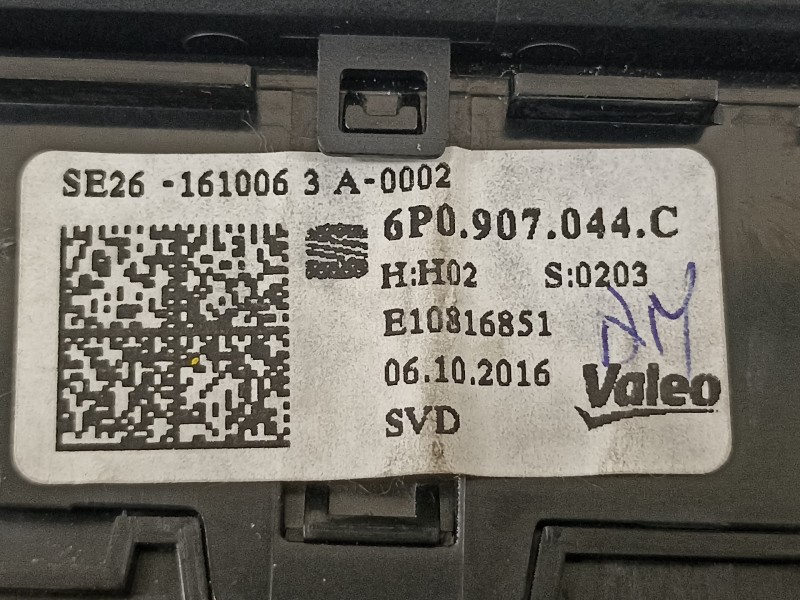 Recambio de mando climatizador para seat ibiza sc (6p5) fr referencia OEM IAM 6P0907044C  