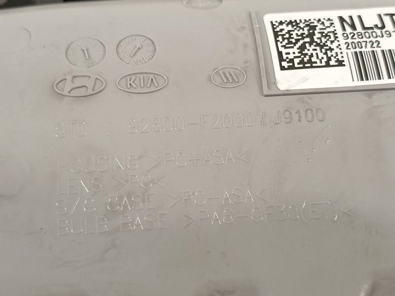 Recambio de luz interior para hyundai kona klass hybrid 2wd referencia OEM IAM 92800J9100TTX  