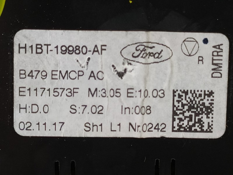 Recambio de mando climatizador para ford fiesta (ce1) active referencia OEM IAM H1BT19980AF  