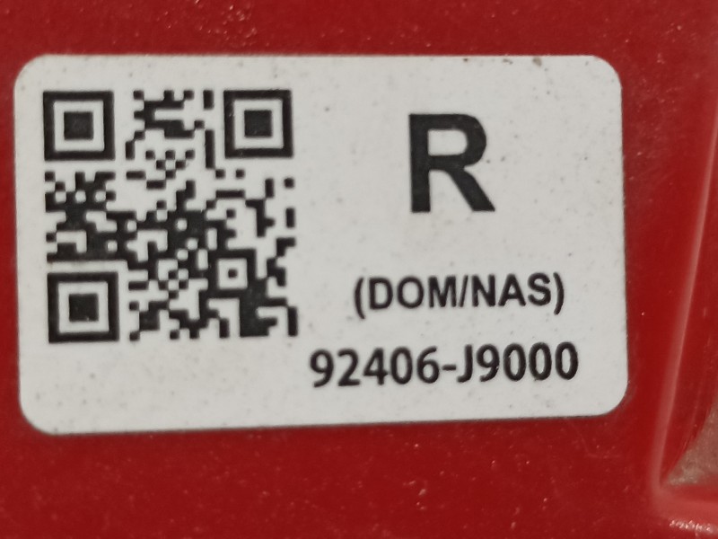 Recambio de piloto trasero derecho para hyundai kona klass hybrid 2wd referencia OEM IAM 92406J9000  