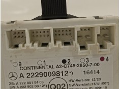 Recambio de modulo confort para mercedes-benz clase c cabrio (bm 205)(6.2016) c 43 amg 4matic (205.464) referencia OEM IAM A2229 2