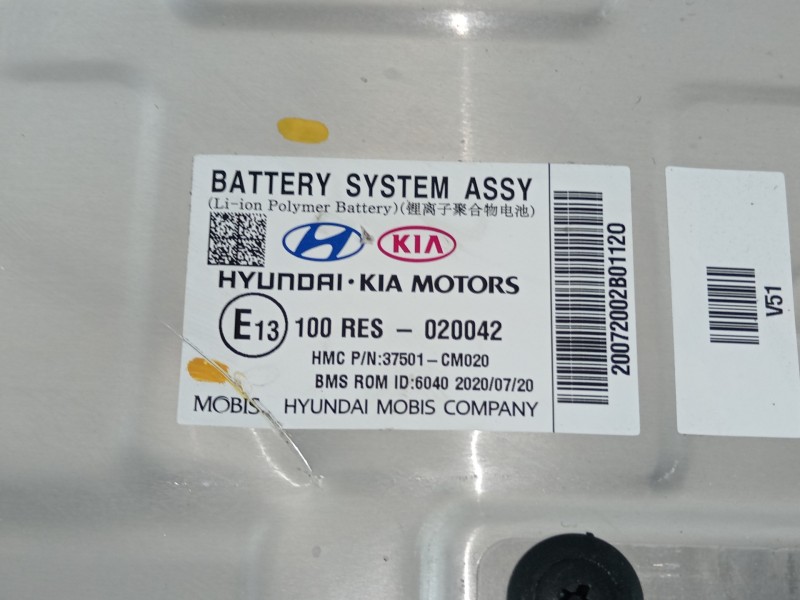Recambio de bateria para hyundai kona klass hybrid 2wd referencia OEM IAM 37501CM020 37510CM000 