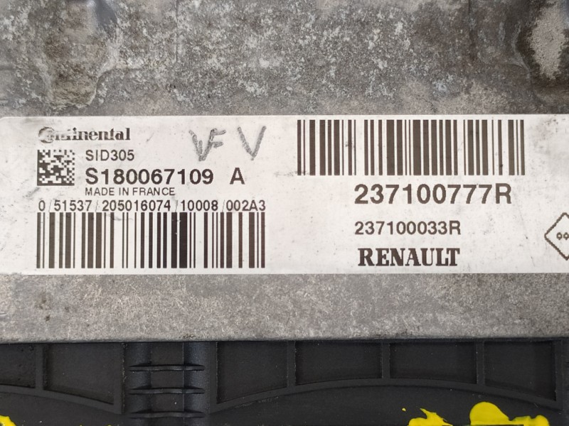 Recambio de centralita motor uce para renault megane iii sport tourer dynamique referencia OEM IAM 237100777R S180067109A 