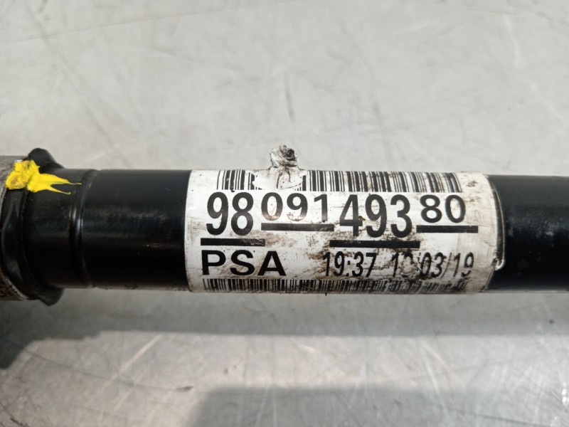 Recambio de transmision delantera izquierda para peugeot 308 referencia OEM IAM 9809149380  