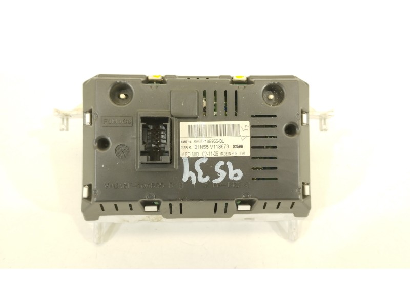 Recambio de pantalla multifuncion para ford fiesta (cb1) ambiente referencia OEM IAM 8A6T18B955BL  