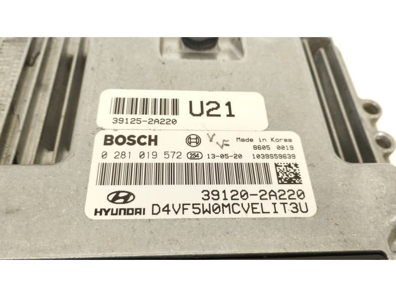 Recambio de centralita motor uce para hyundai i40 city s blue referencia OEM IAM 391202A220 391252A220 0281019572